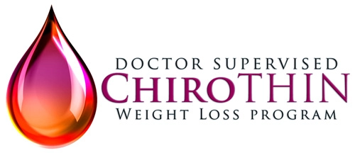 Doctor supervised ChiroThin weight loss program logo.
