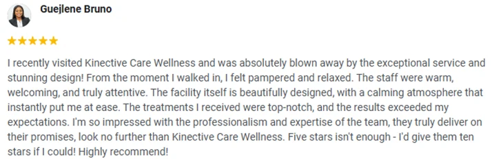 Chiropractic Ocoee FL Guejlene Bruno Testimonial Guejlene Bruno's 5 Star Google Review